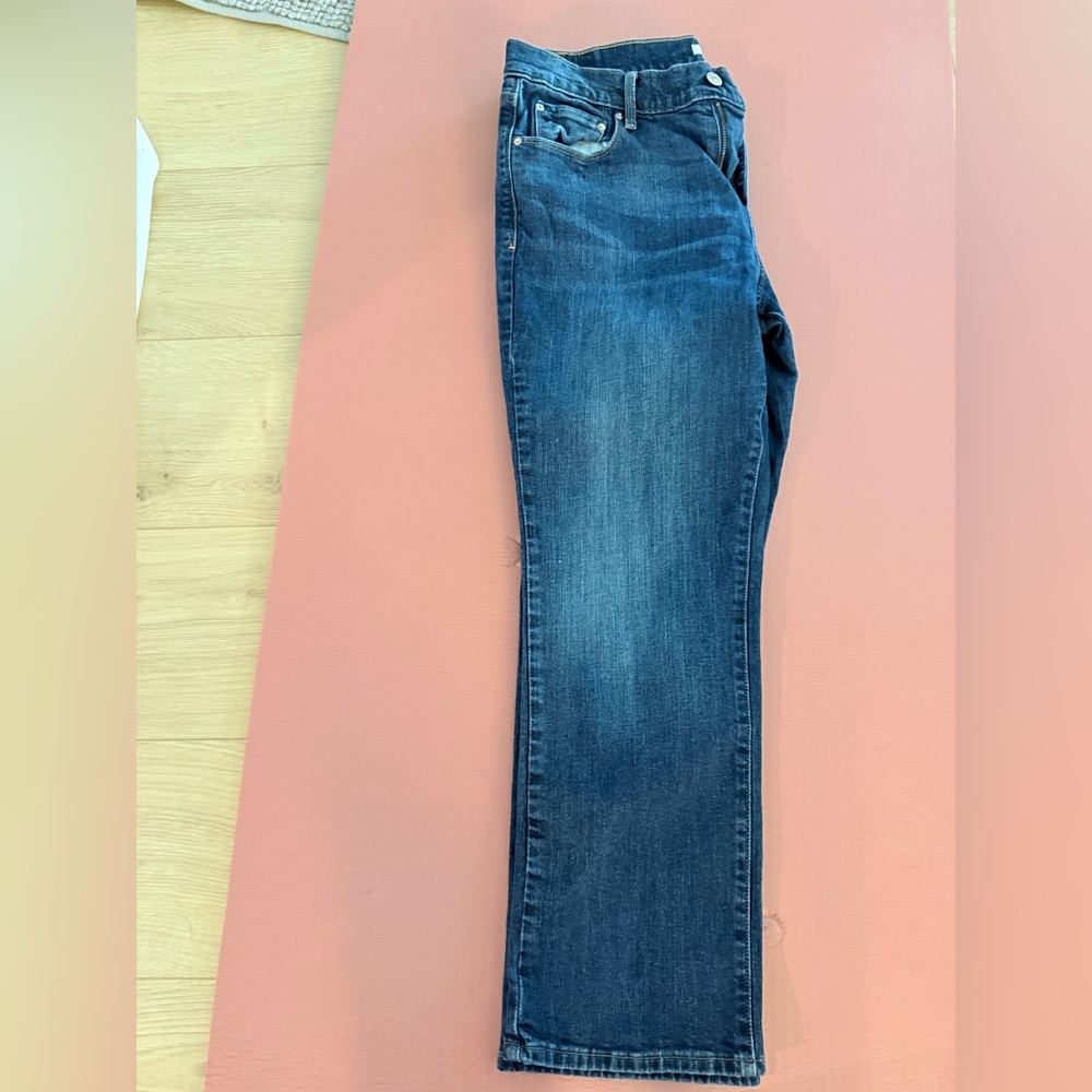 Levi's Women's Straight 505 Jeans in Dark Blue size 12, waist 31, length 28 - Picture 2 of 10